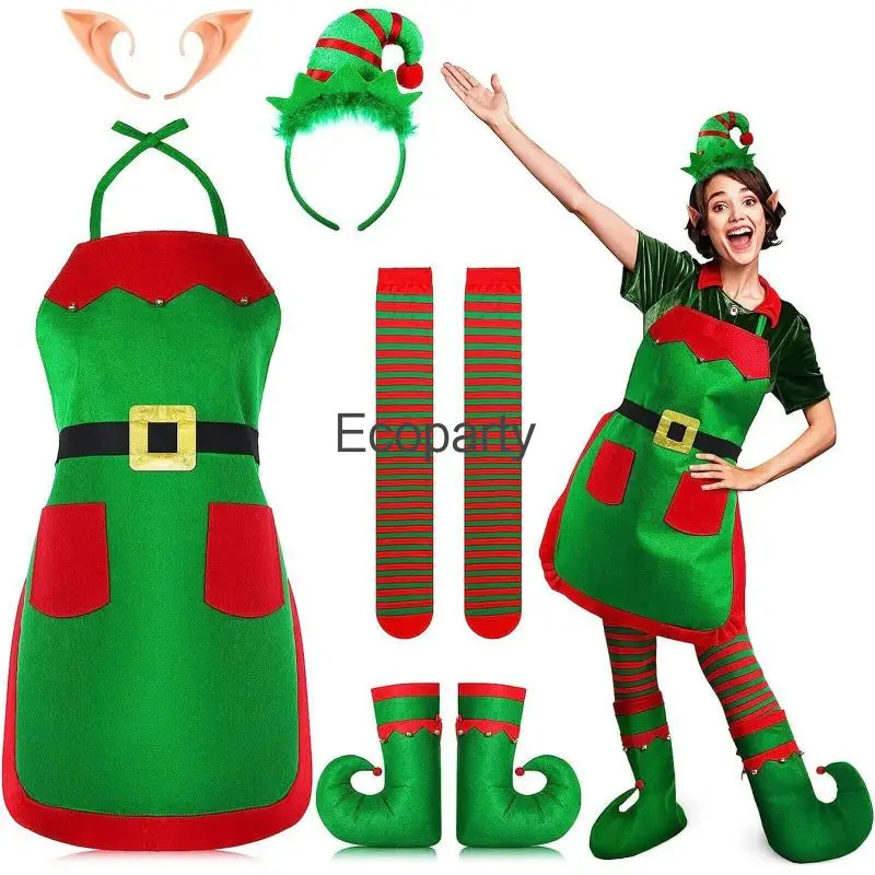 Elf Costume Christmas - Kostum Natal Wanita Cosplay Elf Natal