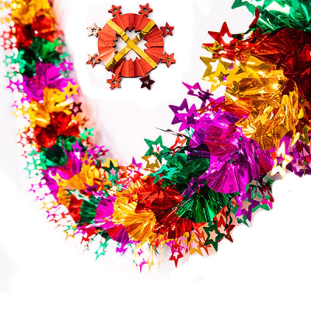 Tinsel Garland Decoration - Garland Natal 3D dari Foil, DIY