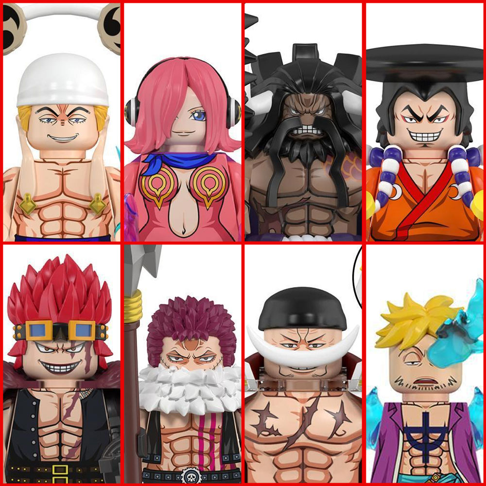 Lego Set Technic - Minifigures One Piece Building Block 8Pcs