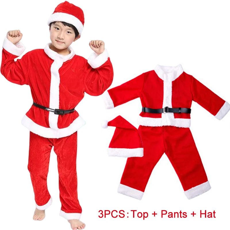 Elf Costume Christmas - Kostum Santa Claus Anak-anak Tahun Baru