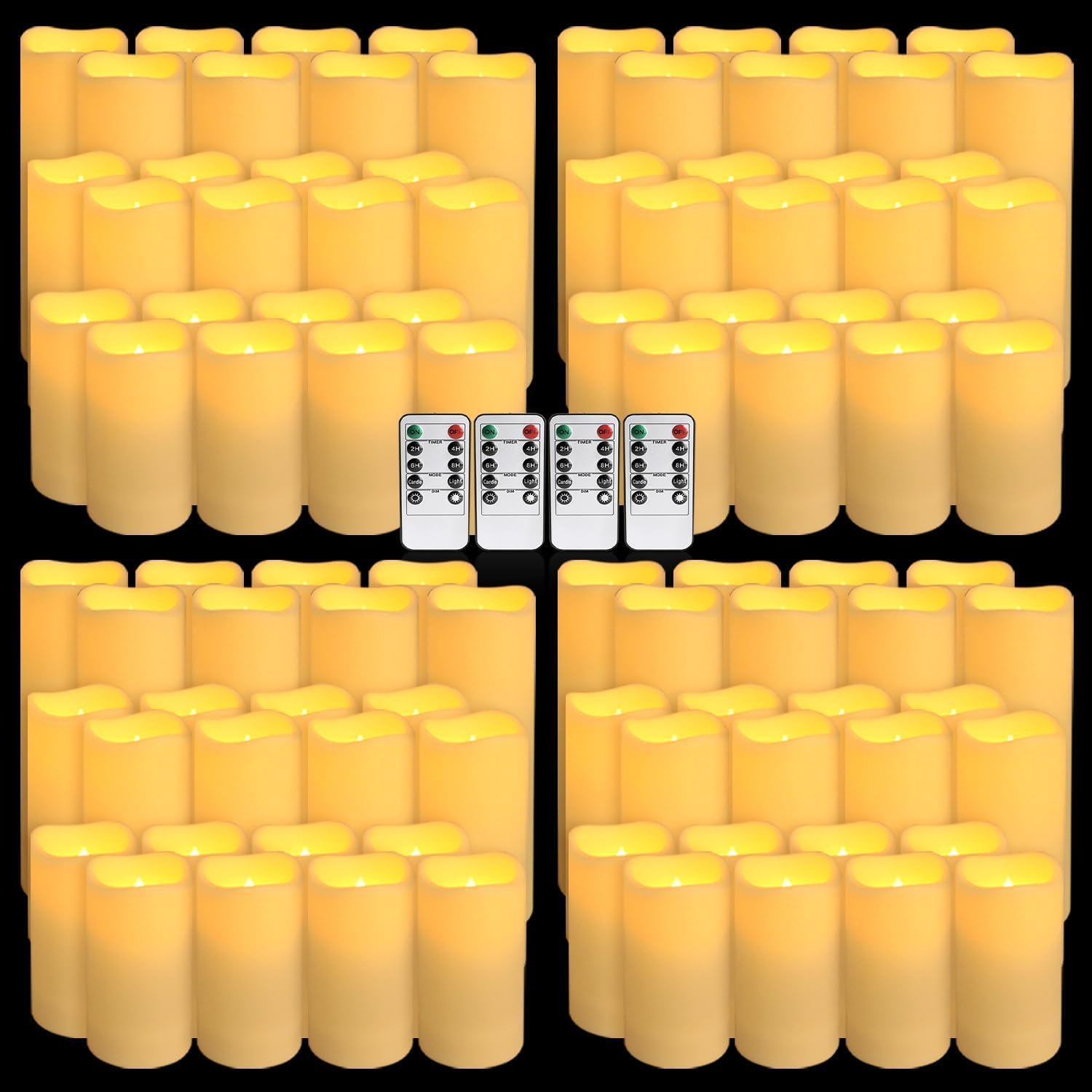 Holiday Candle Set - Set 96 Lilin LED Tahan Air