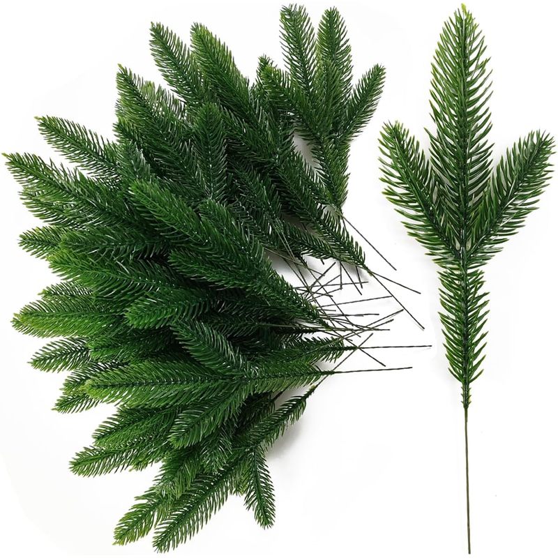 Ranting Pinus Buatan, Daun Pin - Christmas Wreath Fake ulasan dan harga