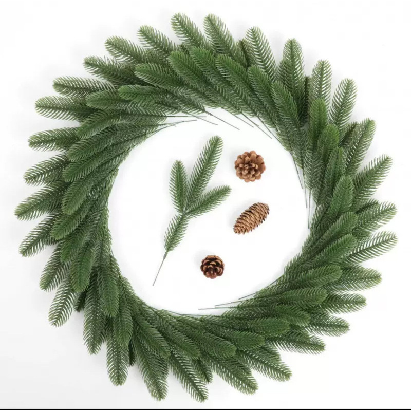 Ranting Pinus Buatan, Daun Pin - Christmas Wreath Fake ulasan dan harga