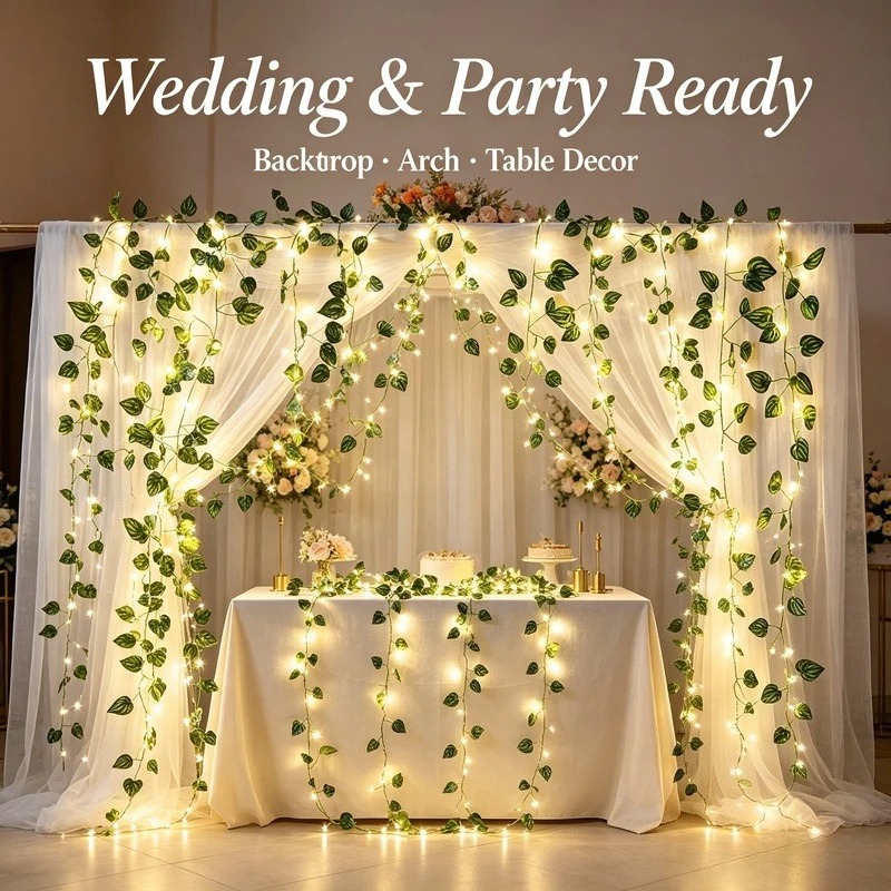 Lampu String LED Daun Buatan 2 - Led Fairy String Lights ulasan dan harga