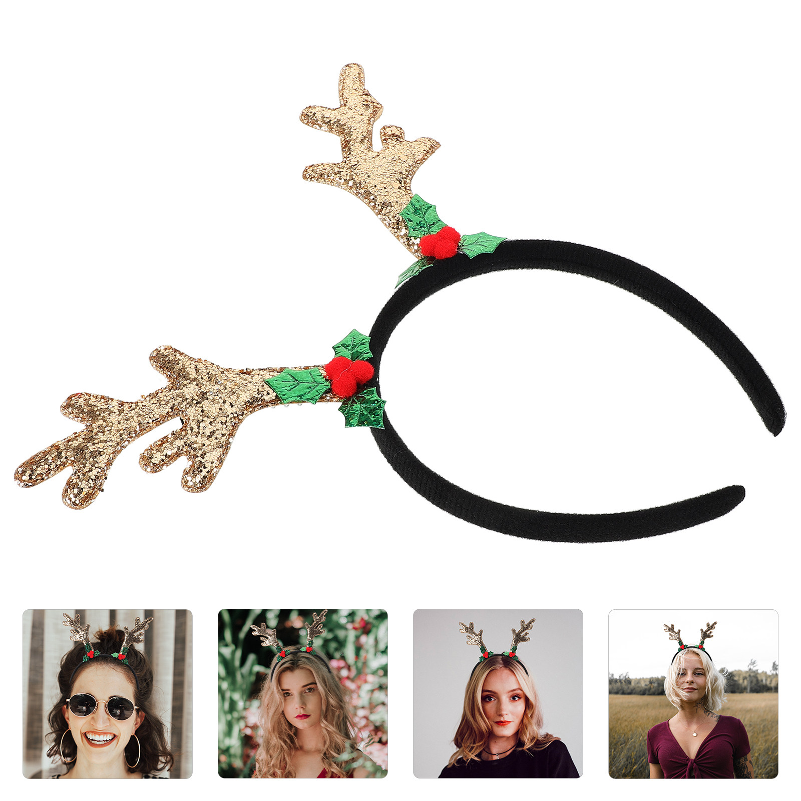 Bando Tanduk Rusa untuk Wanita - Reindeer Antlers Headband ulasan dan harga