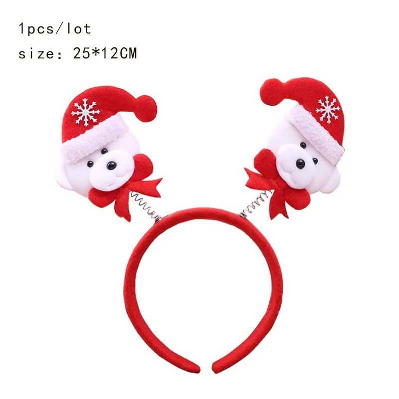 10 Buah Ikat Rambut Natal Ikat - Reindeer Antlers Headband ulasan dan harga