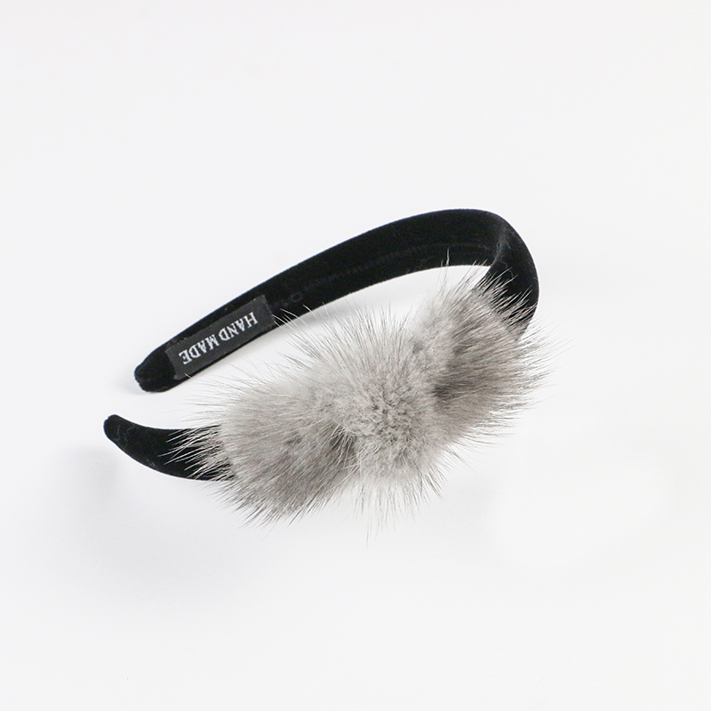 Bando Kosmetik Bulu Mink Asli  - Ribbon Bow Gift ulasan dan harga
