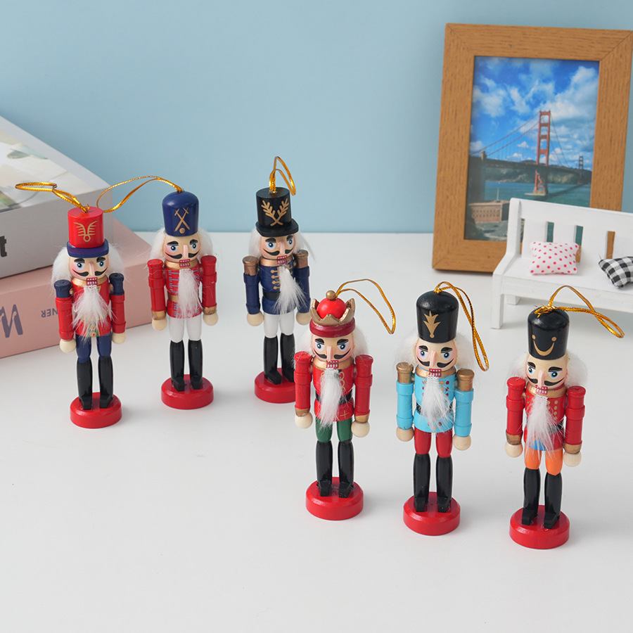 6 buah Gantungan Kayu Prajurit - Nutcracker Figurine ulasan dan harga
