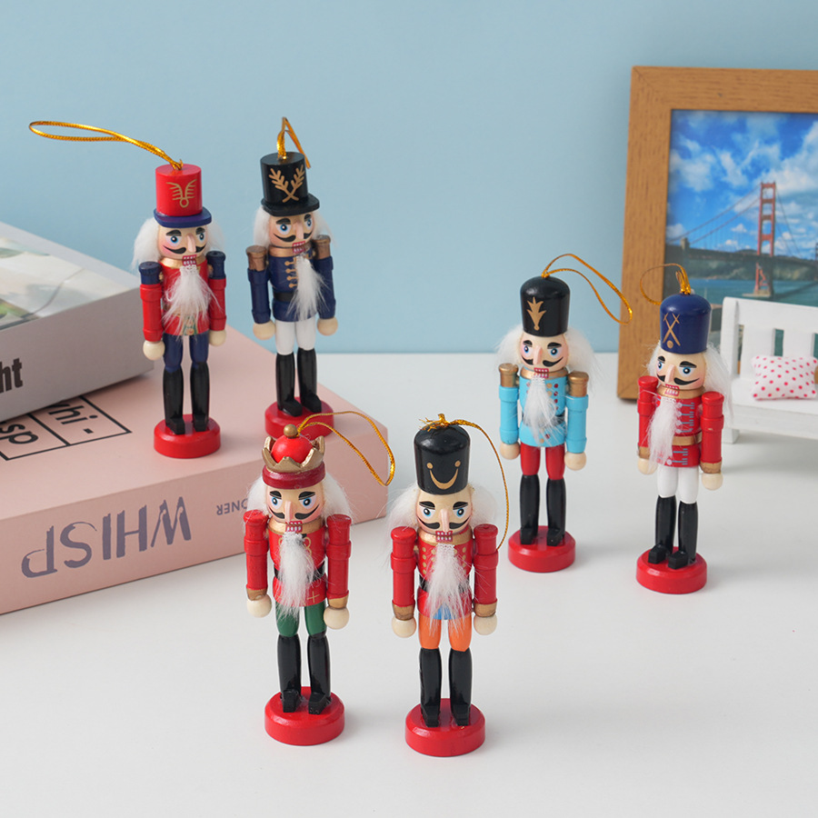 6 buah Gantungan Kayu Prajurit - Nutcracker Figurine ulasan dan harga