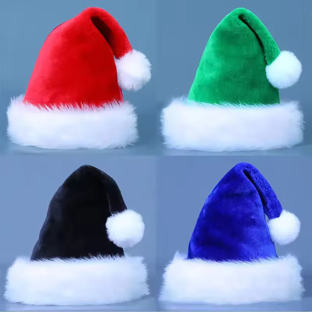 Topi Natal Baru untuk Dewasa d - Santa Hat Plush ulasan dan harga