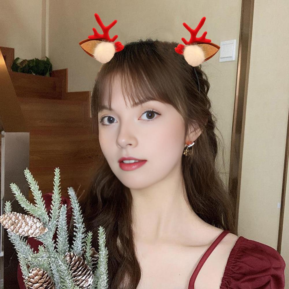 Jepit Rambut Tanduk Rusa denga - Reindeer Antlers Headband ulasan dan harga