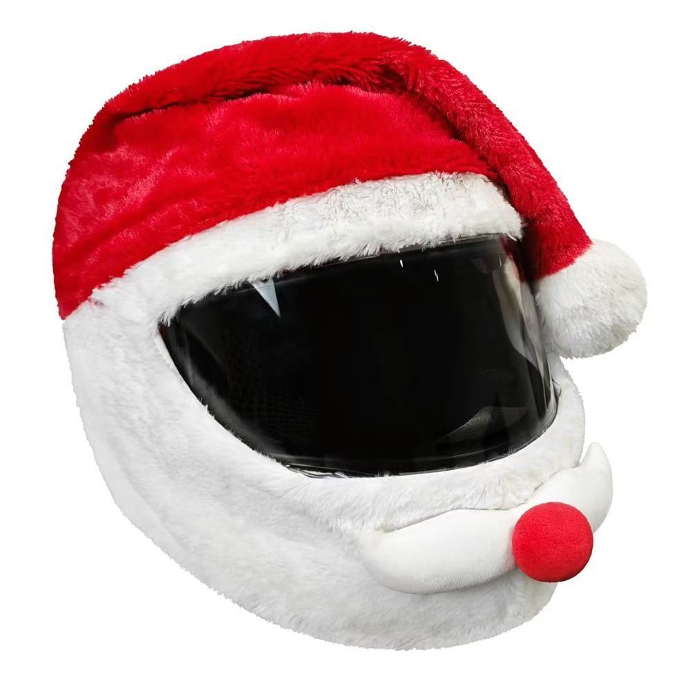 Penutup Helm Santa Claus, Topi - Santa Hat Plush ulasan dan harga