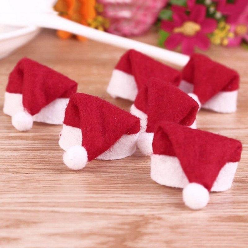 30 PCS Topi Santa Natal Mini B - Santa Hat Plush ulasan dan harga