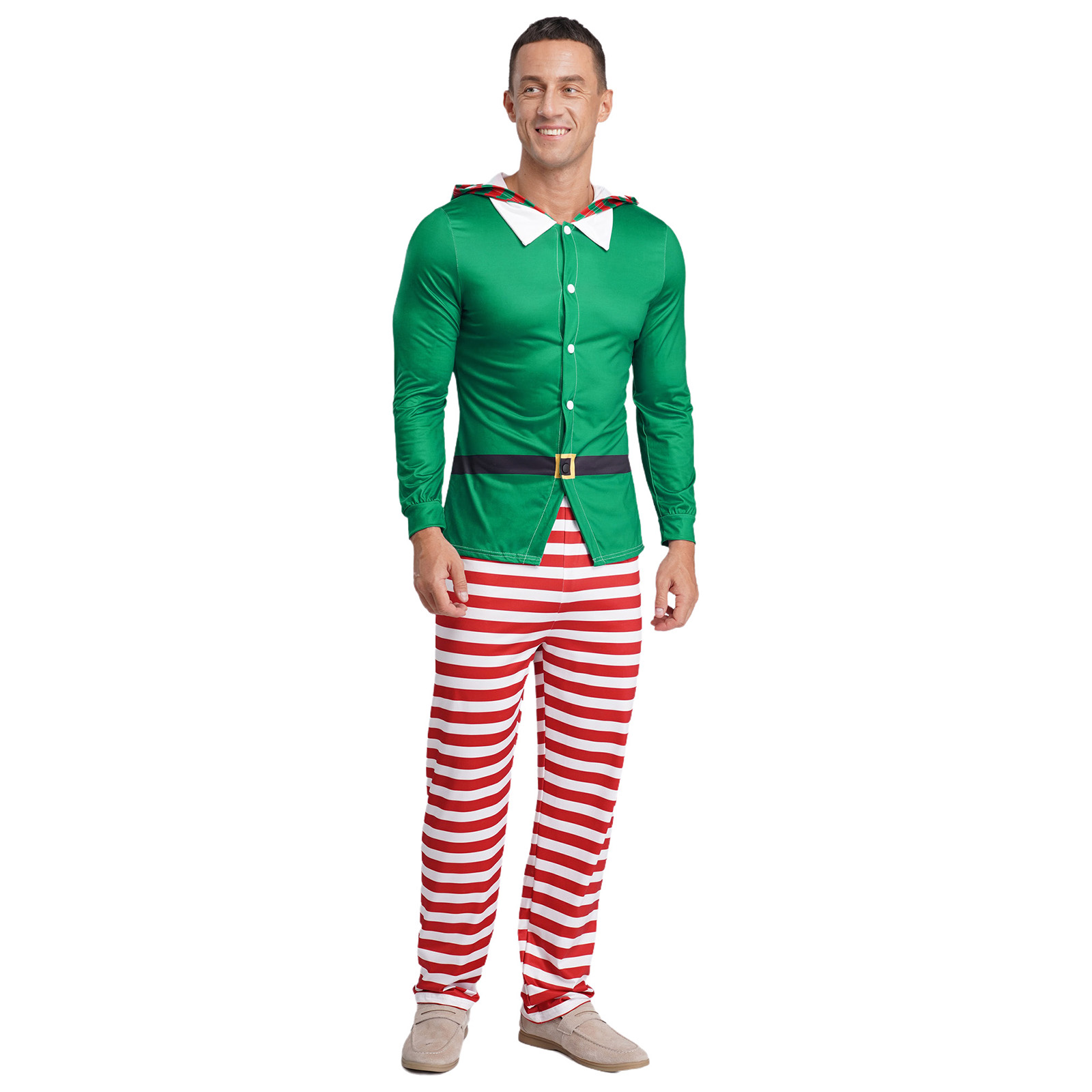 Kostum Cosplay Elf Natal Pria  - Elf Costume Christmas ulasan dan harga