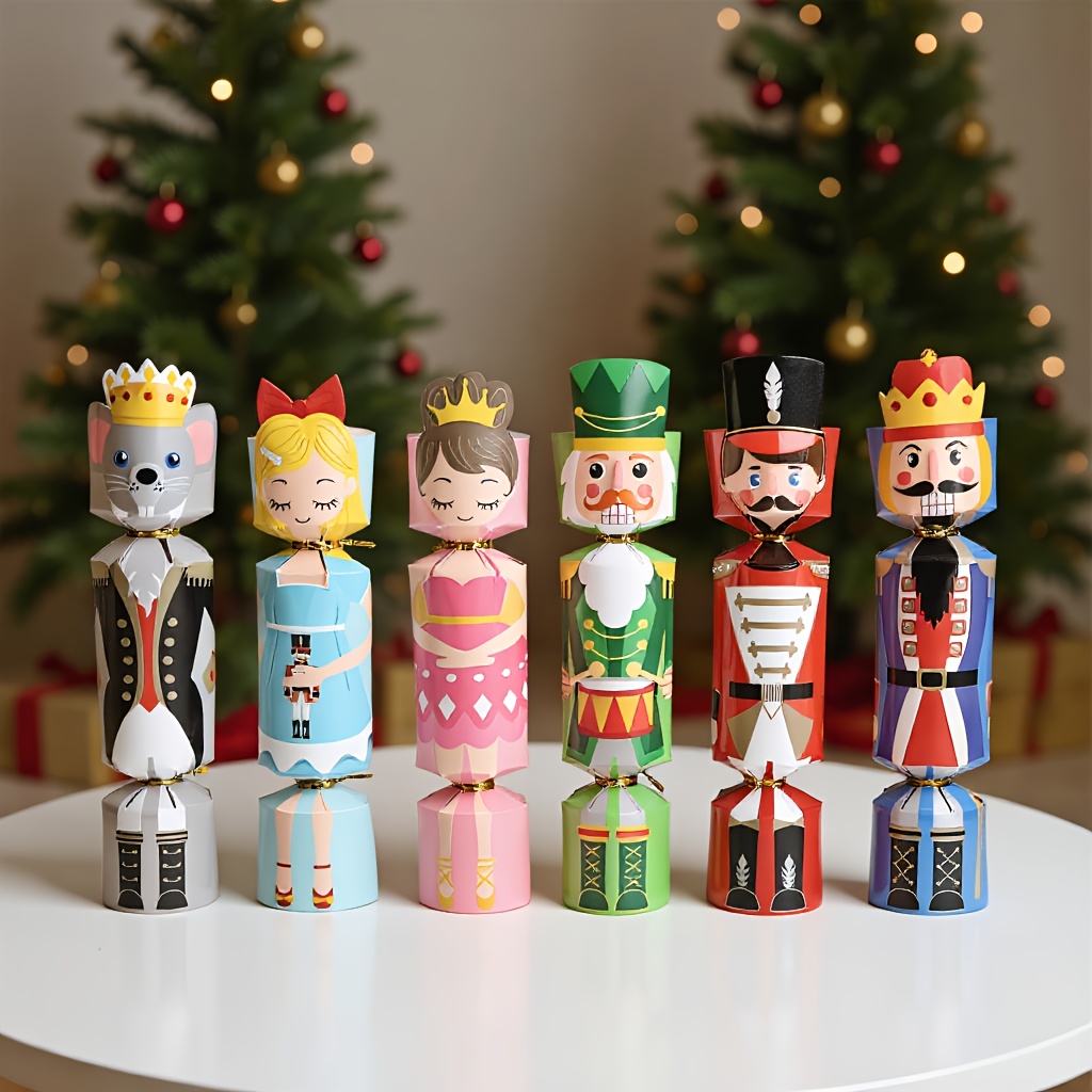 24 Buah Kotak Permen Natal Ten - Nutcracker Figurine ulasan dan harga